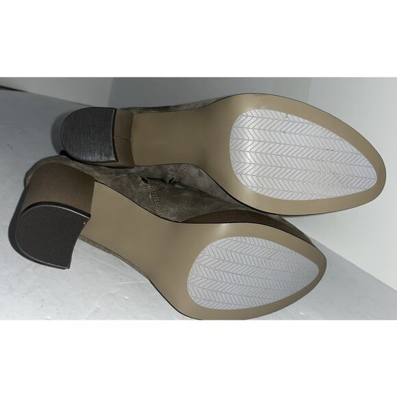 Woman’s Naked Feet‎ Attis Grey Side Zip Heel Boots Size 8 New - Picture 5 of 11